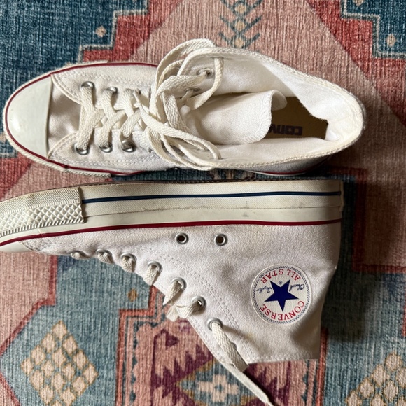 Converse All Stars - High Top - White - W9, M7 - Picture 7 of 7